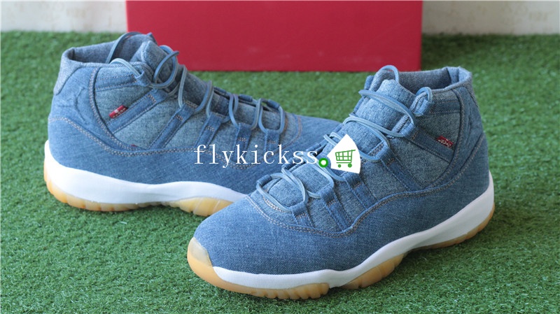 Levis X Authentic Air Jordan 11 Retro Denim